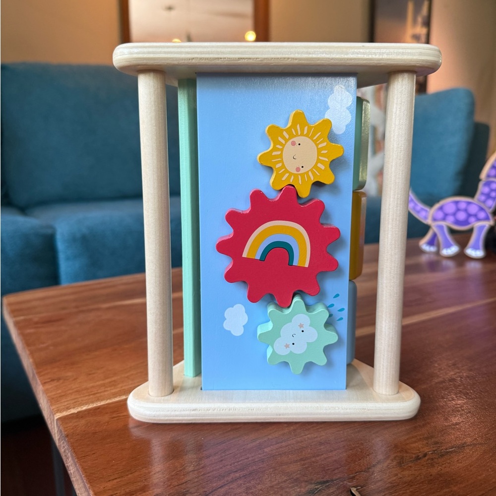 Colorful Wooden Activity Toy for Kids